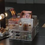Clear Acrylic Cosmetic Organizer with Drawers