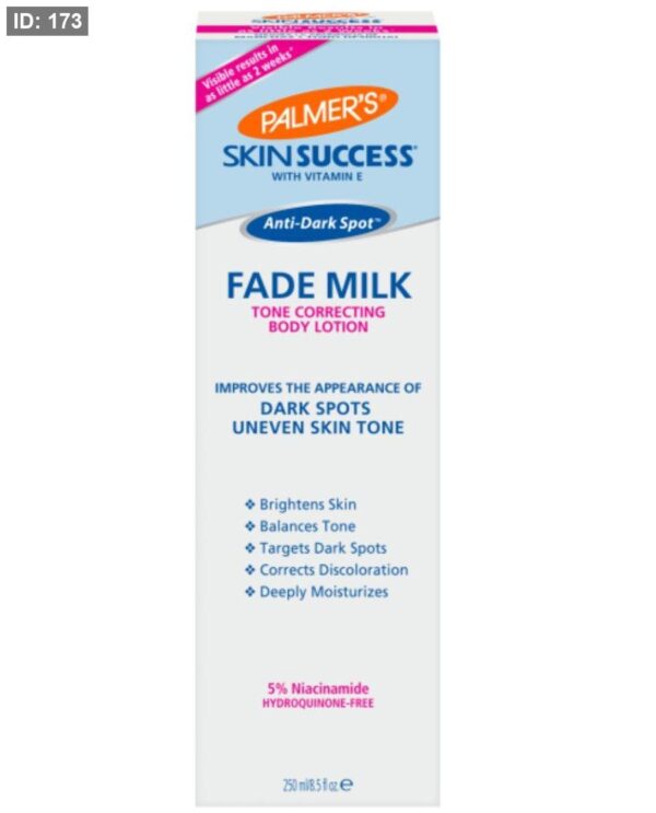 לושן גוף חלב להבהרת כתמים כהים מסדרת Skin Success של Palmer's