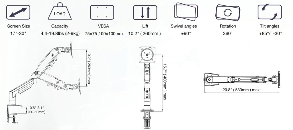 Monitor Arm Desktop