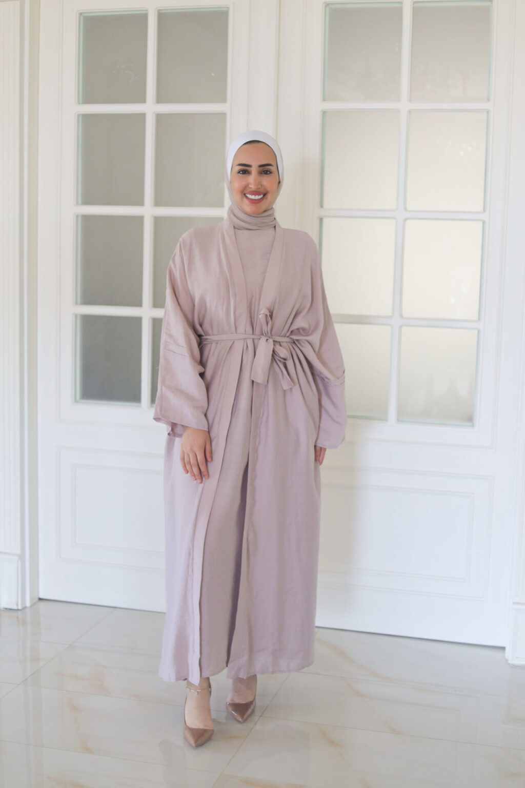 Two-piece abaya