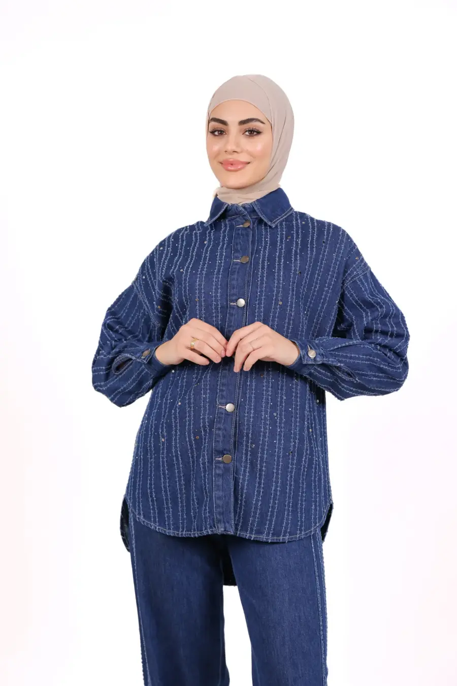 denim set