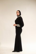 Formal black dress
