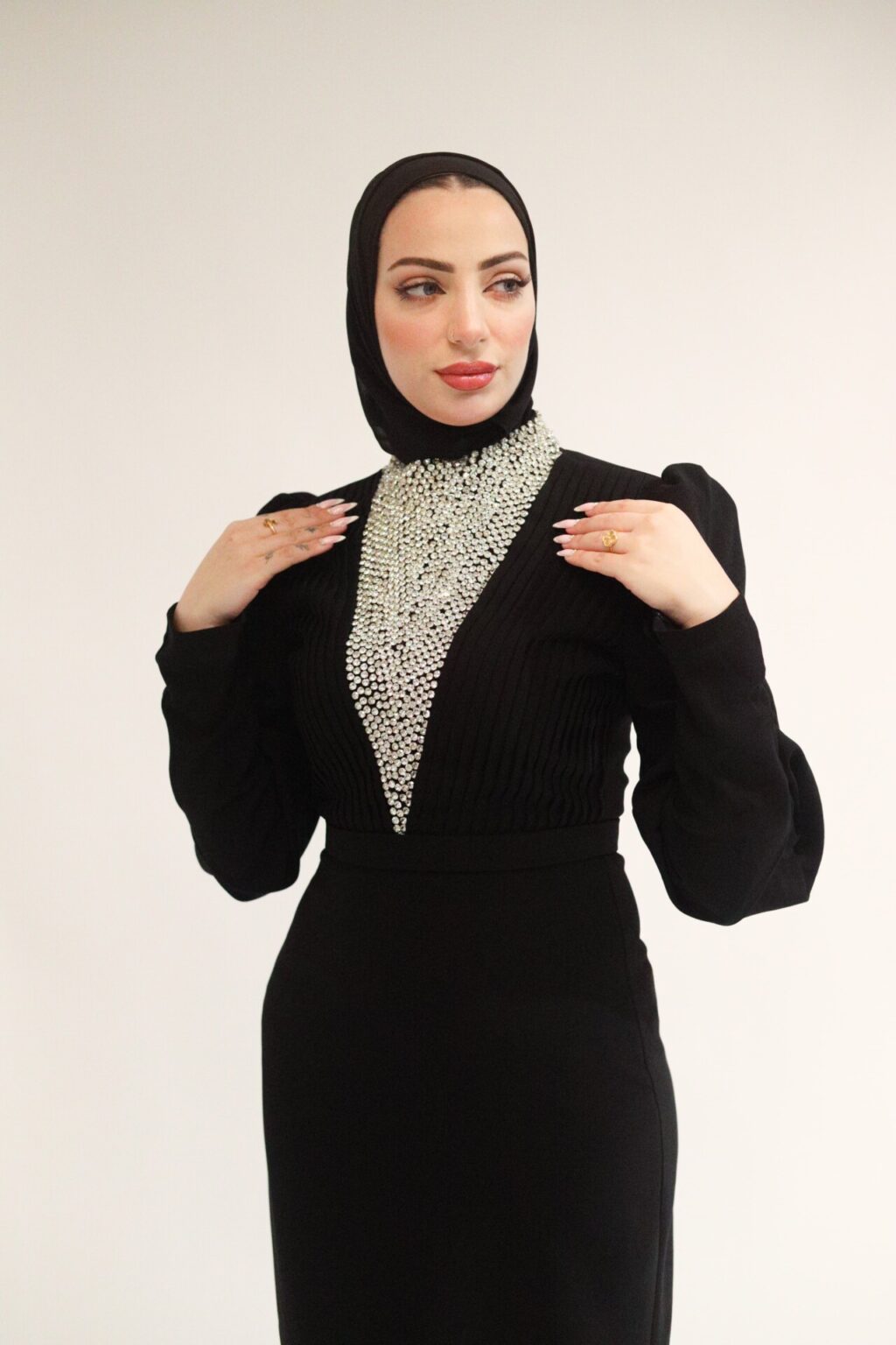 Formal black dress