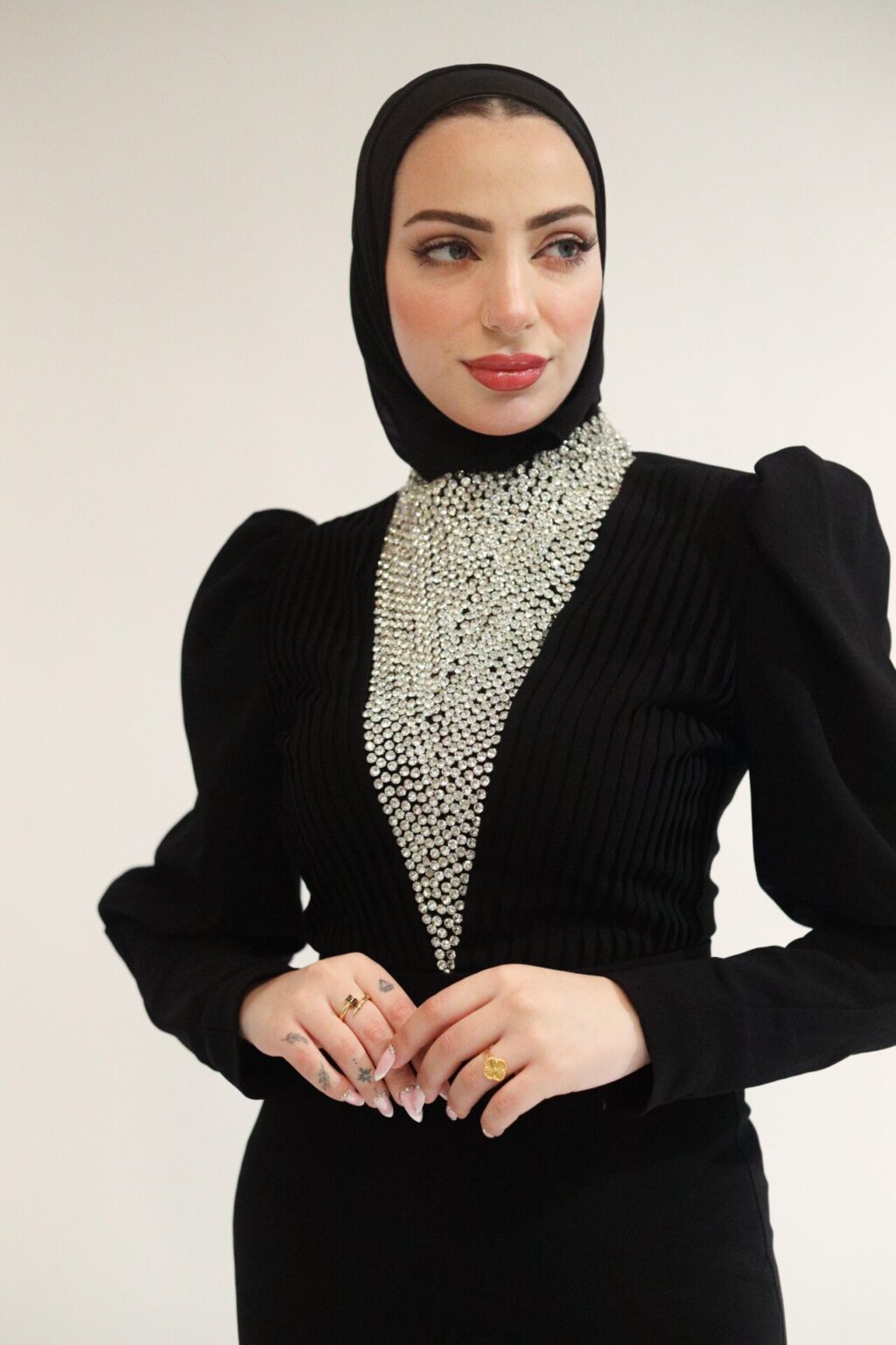 Formal black dress