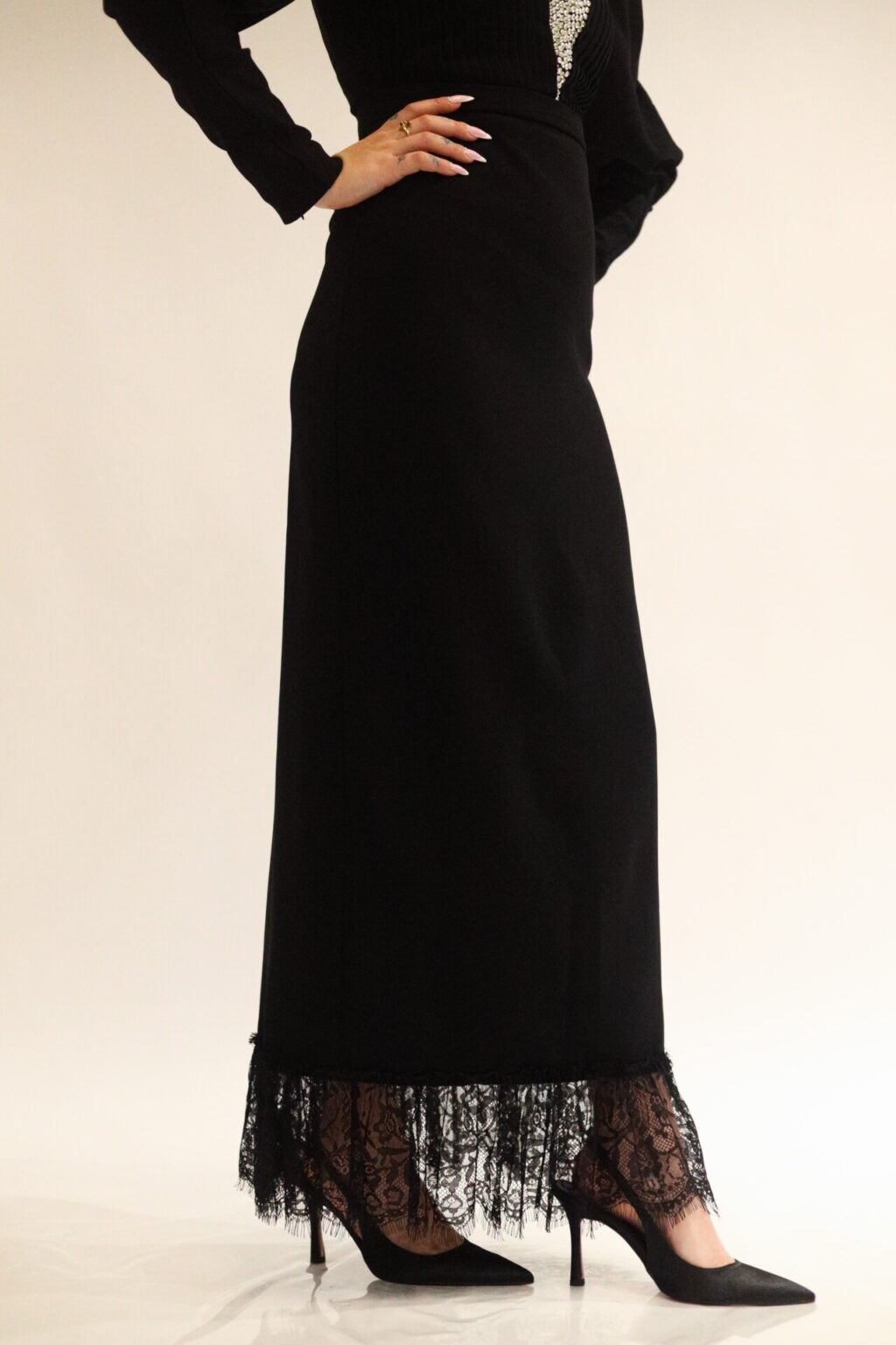Formal black dress