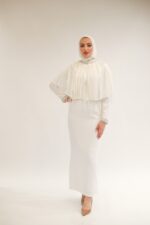 White formal dress
