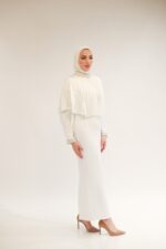 White formal dress