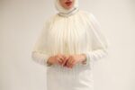 White formal dress