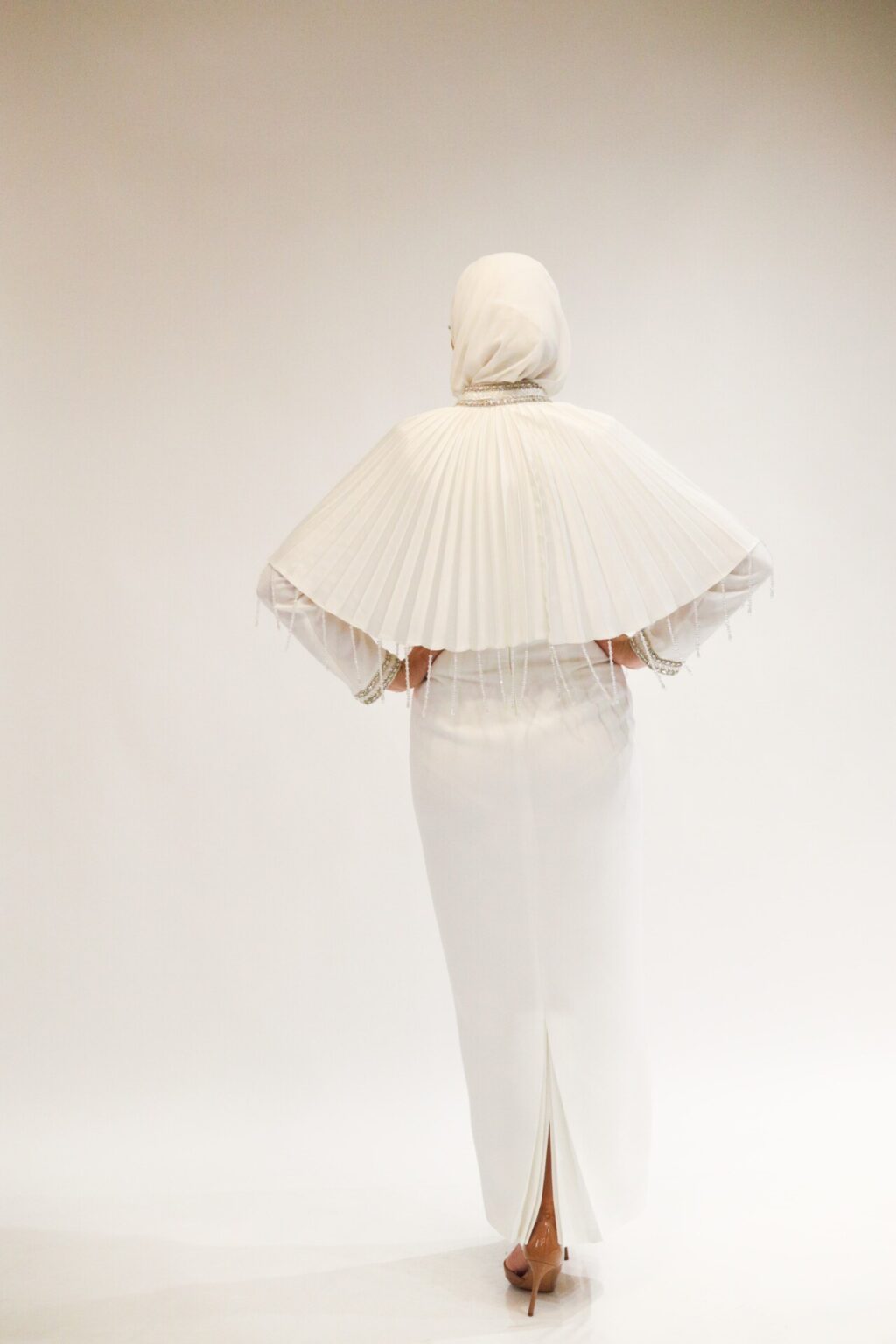 White formal dress
