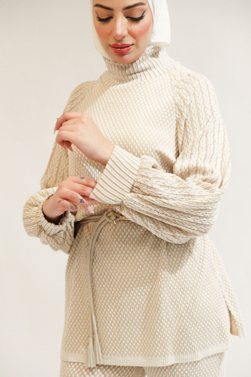 Two-piece wool set