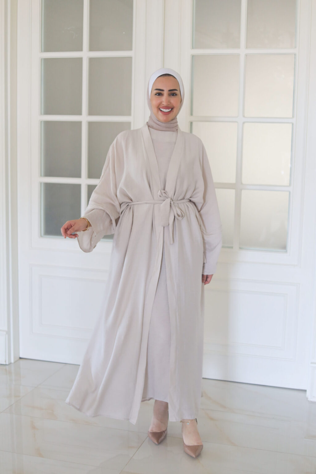 Two-piece abaya