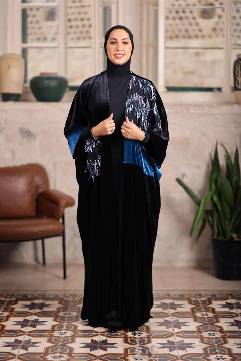 Two-piece abaya