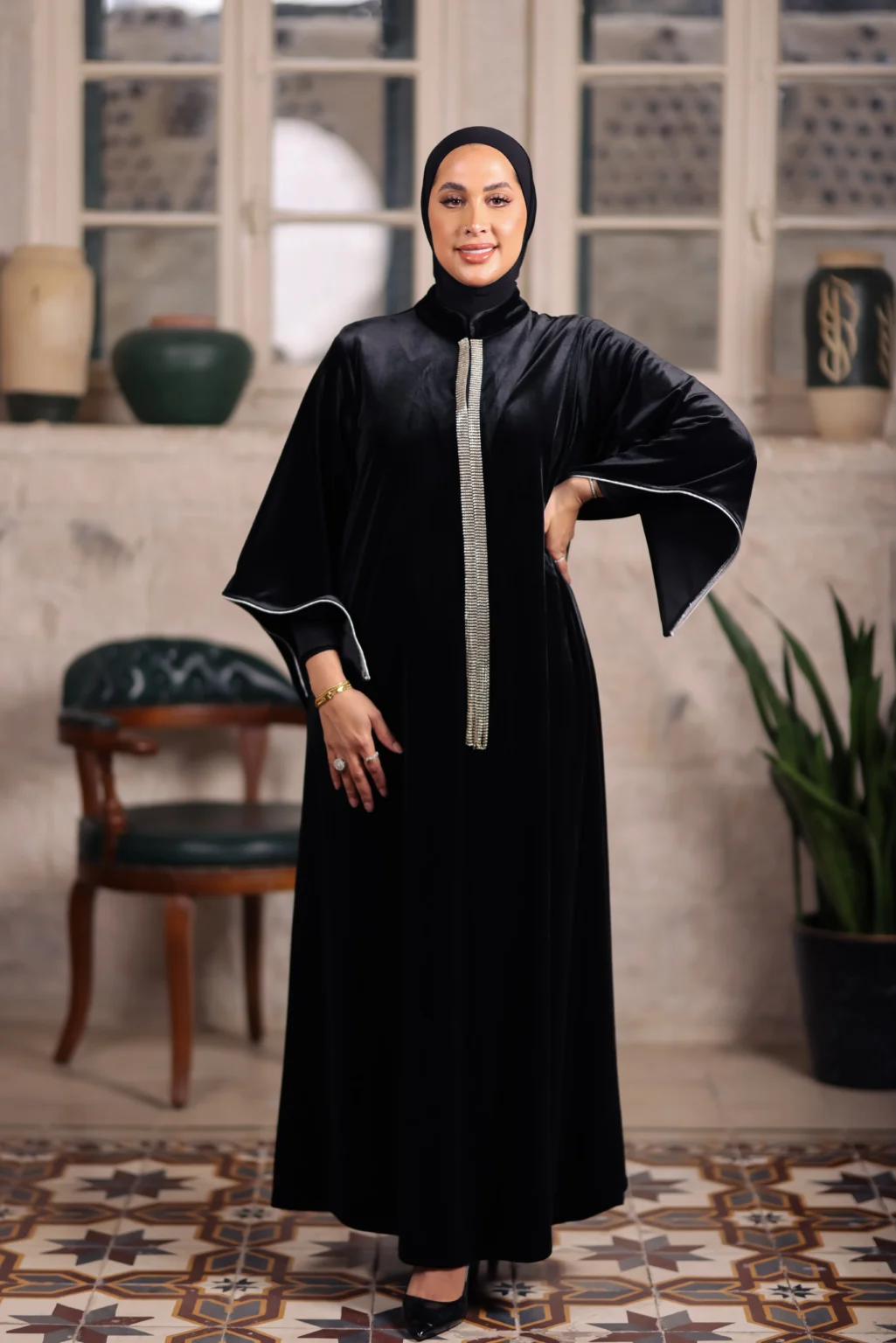 One piece abaya