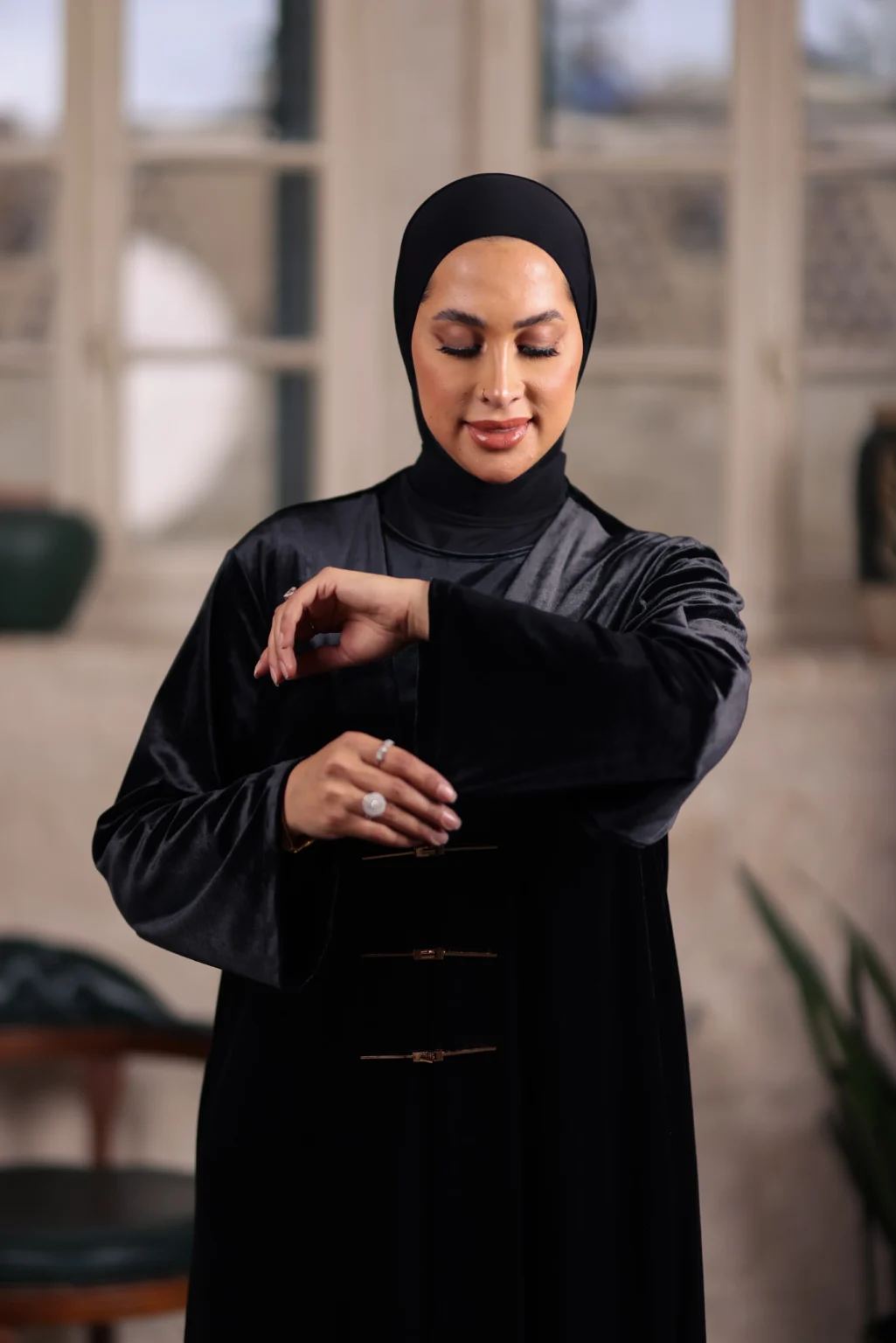 Two-piece abaya