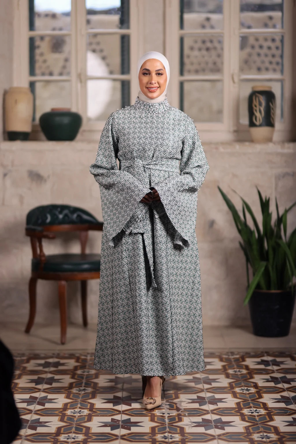 One piece abaya