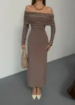 off shoulder dress