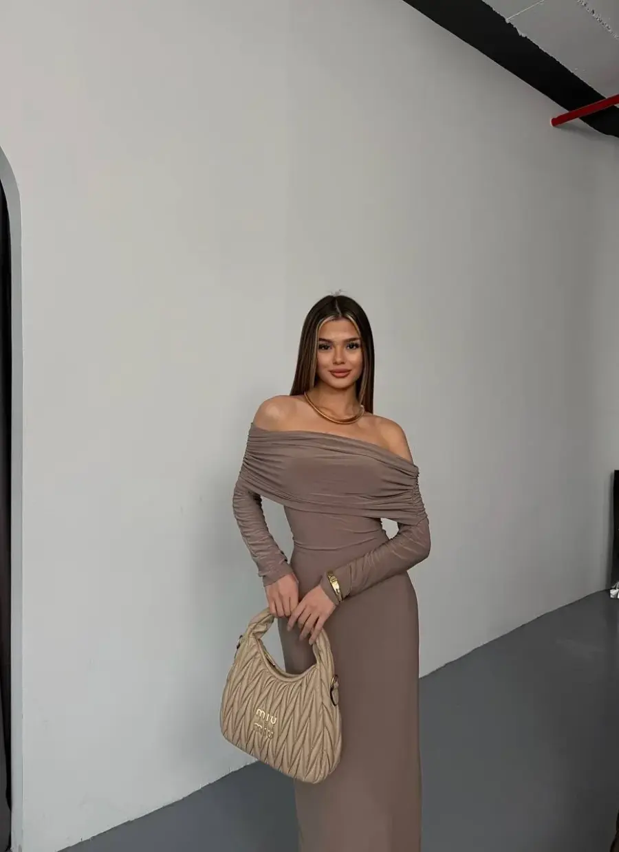 off shoulder dress