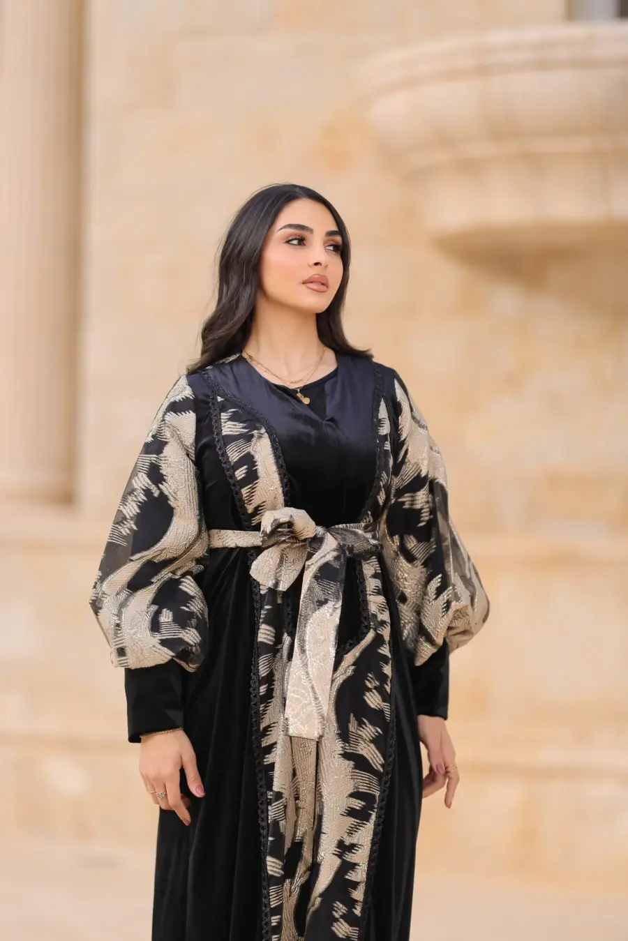 Two-piece abaya