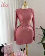 فستان انثوي يرسم الجسم نود