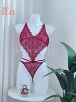 بودي سوت خمري دانتيل ONE SIZE