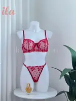 داخلي قلوب احمر شفاف