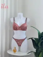 داخلي LOVE SECRET مشمشي قماش قطعتين