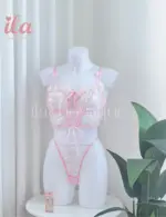 لانجري كورسيه ورد بيبي بينك