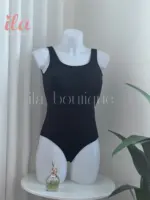 SWIMSUIT DIOR اسود مختوم بالكامل