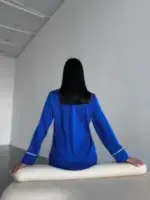 بيجاما فيكتوريا سيكرت نيلي قميص كم و بنطلون