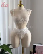 لانجري ابيض دانتيل