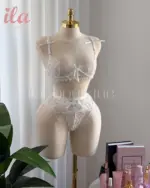 لانجري ابيض دانتيل