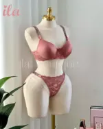 داخلي LOVE SECRET مشمشي قماش قطعتين