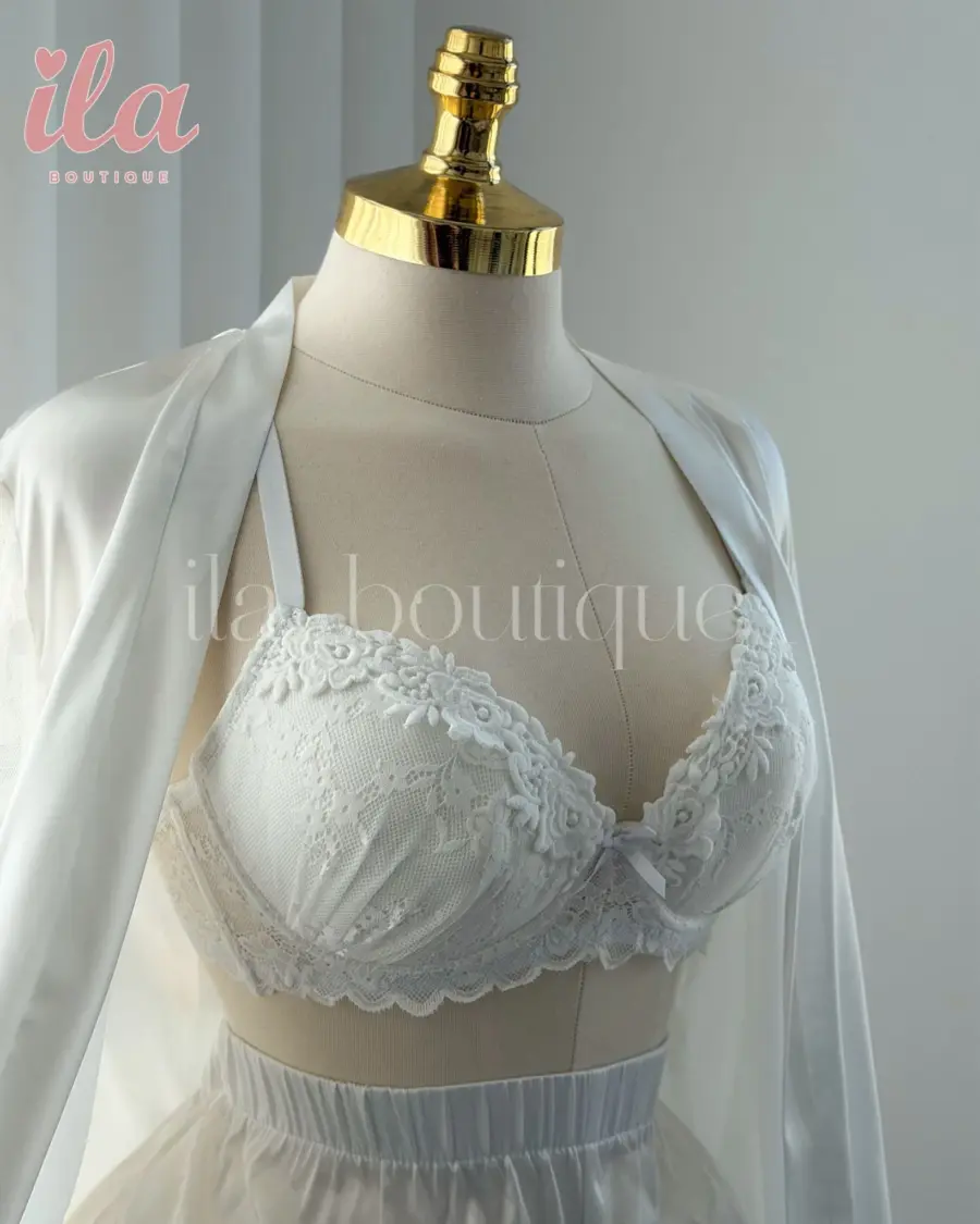 BRA عرايسي ابيض دانتيل