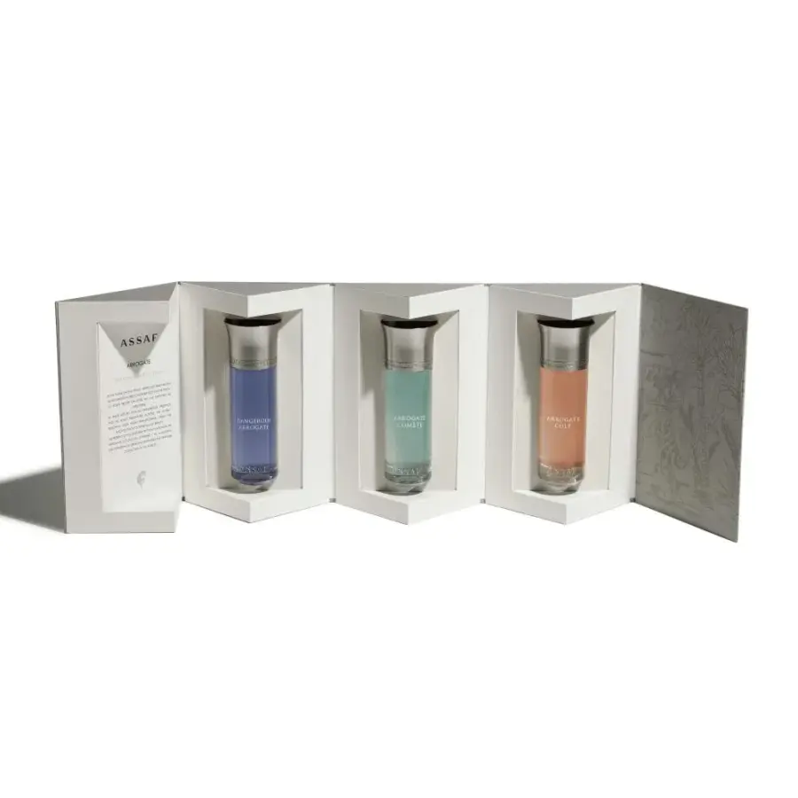 مجموعة أروجيت من عطور عساف (3 عطور للجنسين - 200 مل)