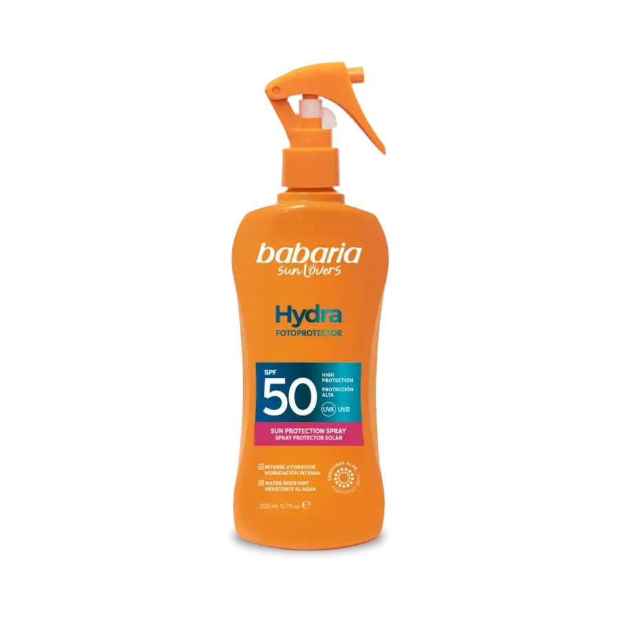 باباريا بخاخ حماية من الشمس هيدرا SPF 50+ 200 مل