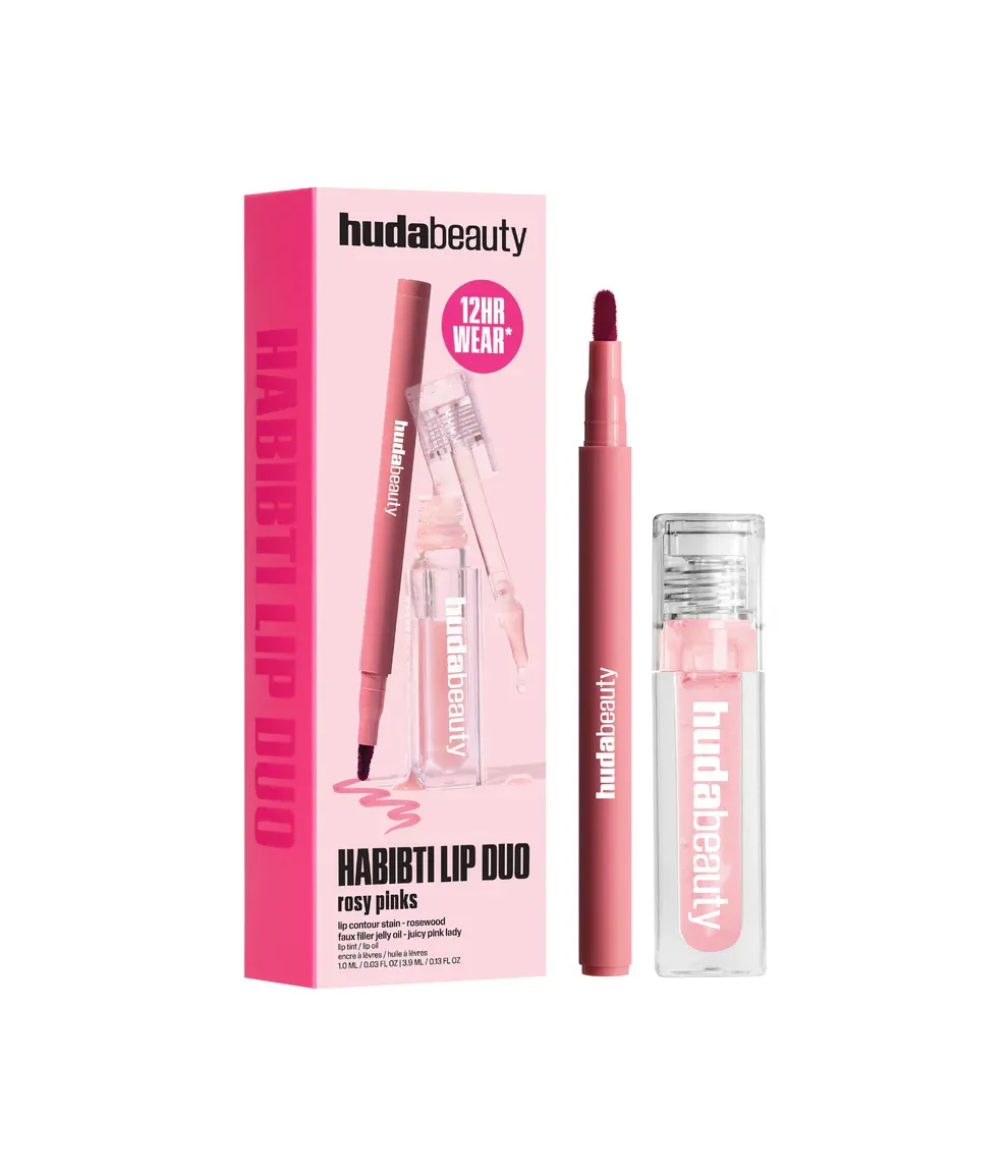HU.B HABIBTI ROSY PINK LIP DUO