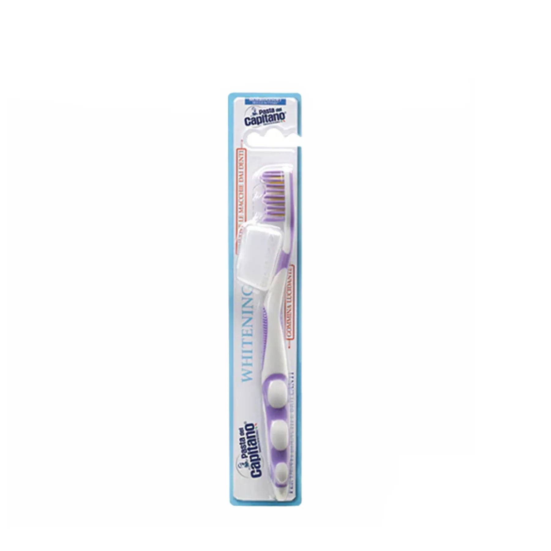 فرشاة أسنان  Capitano Whitening ذات شعيرات ناعمة.