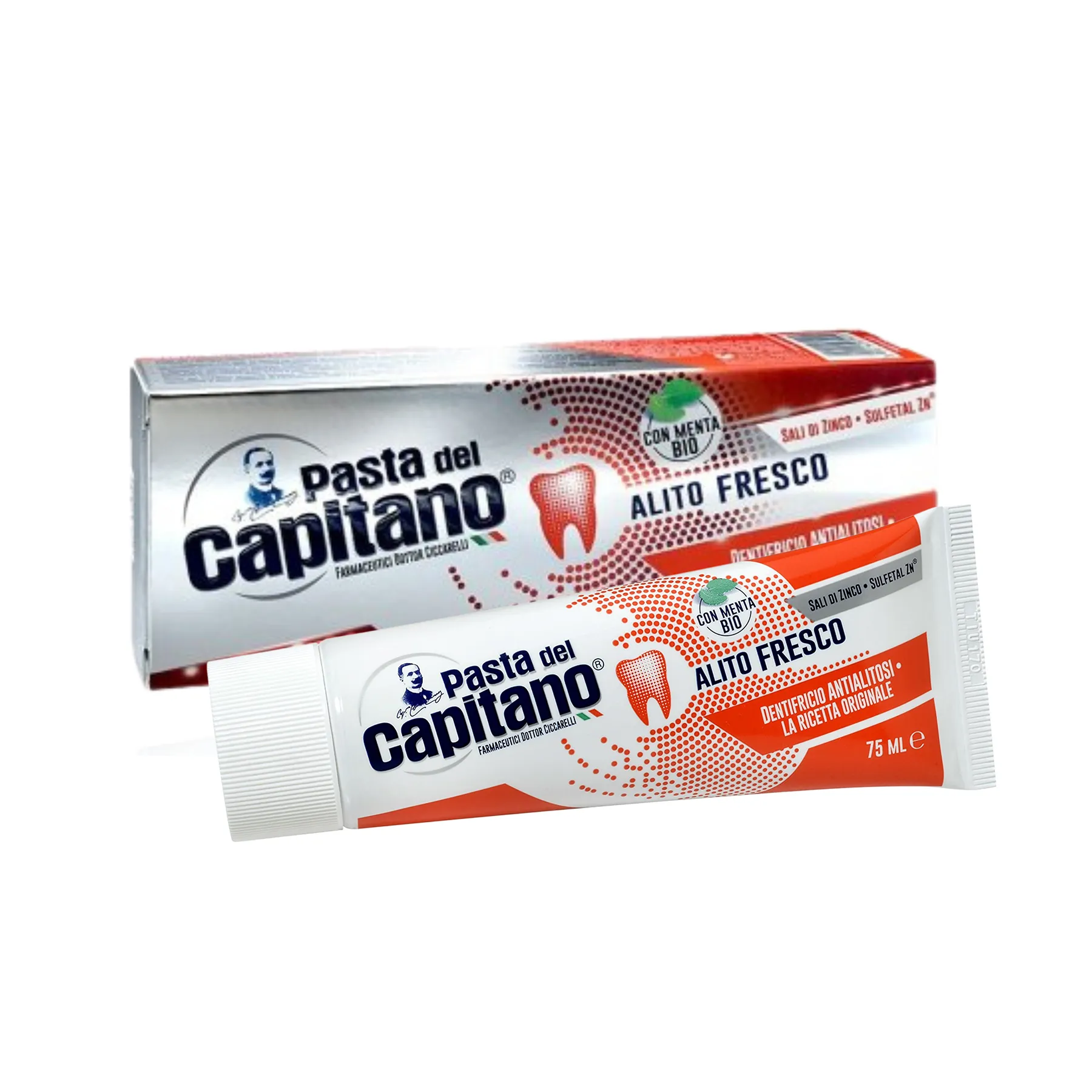 معجون أسنان منعش للنفس P.D Capitano 75 مل.