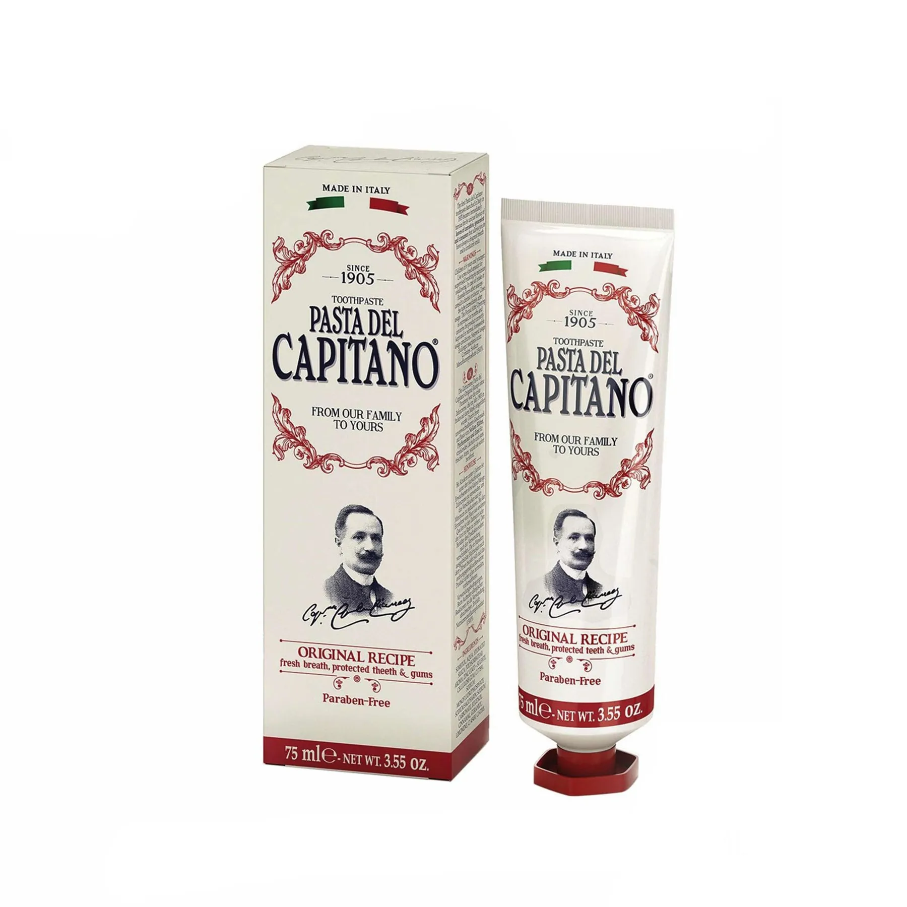 معجون أسنان بالوصفة الأصلية P.D Capitano 1905 75 مل.
