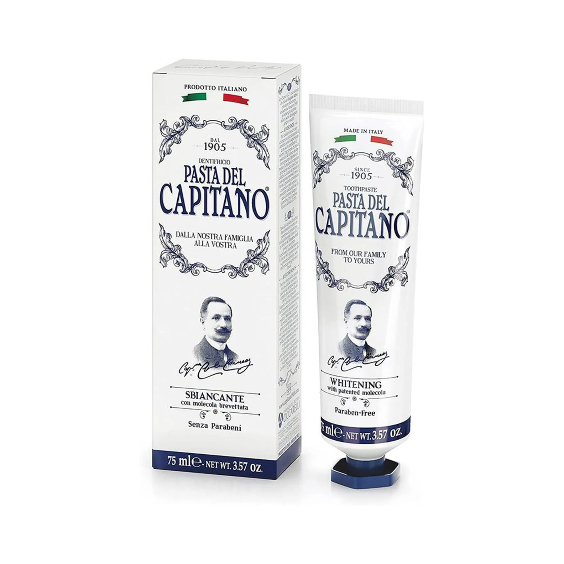 معجون أسنان للتبييض P.D Capitano 1905 75 مل.