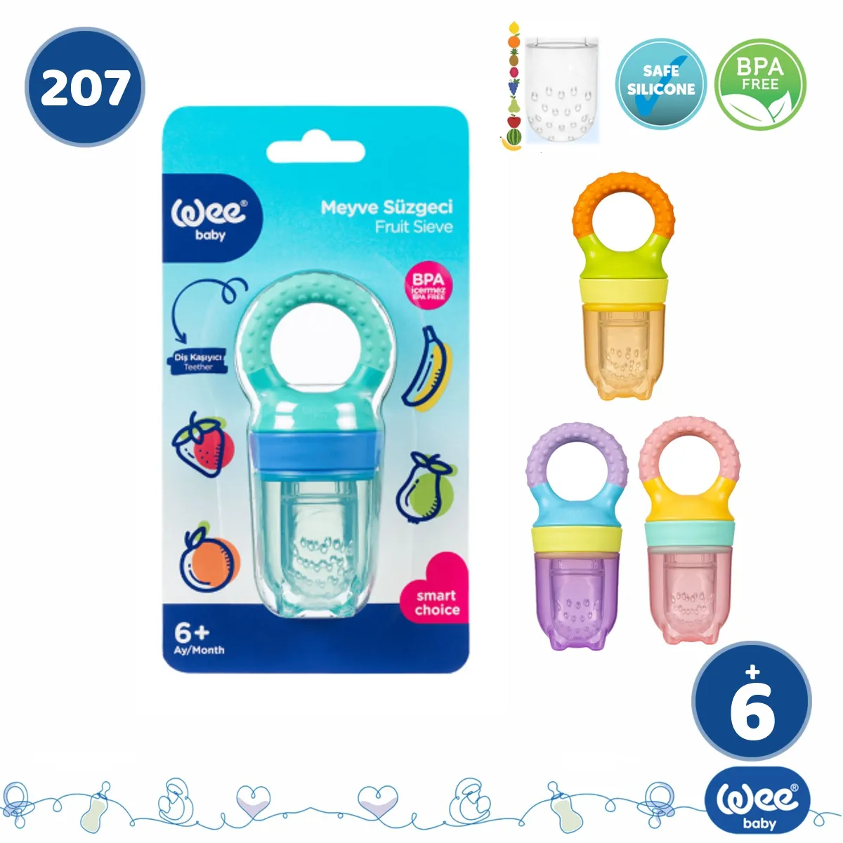 عضاضة فواكة +6 WEE FRUIT FEEDER 207