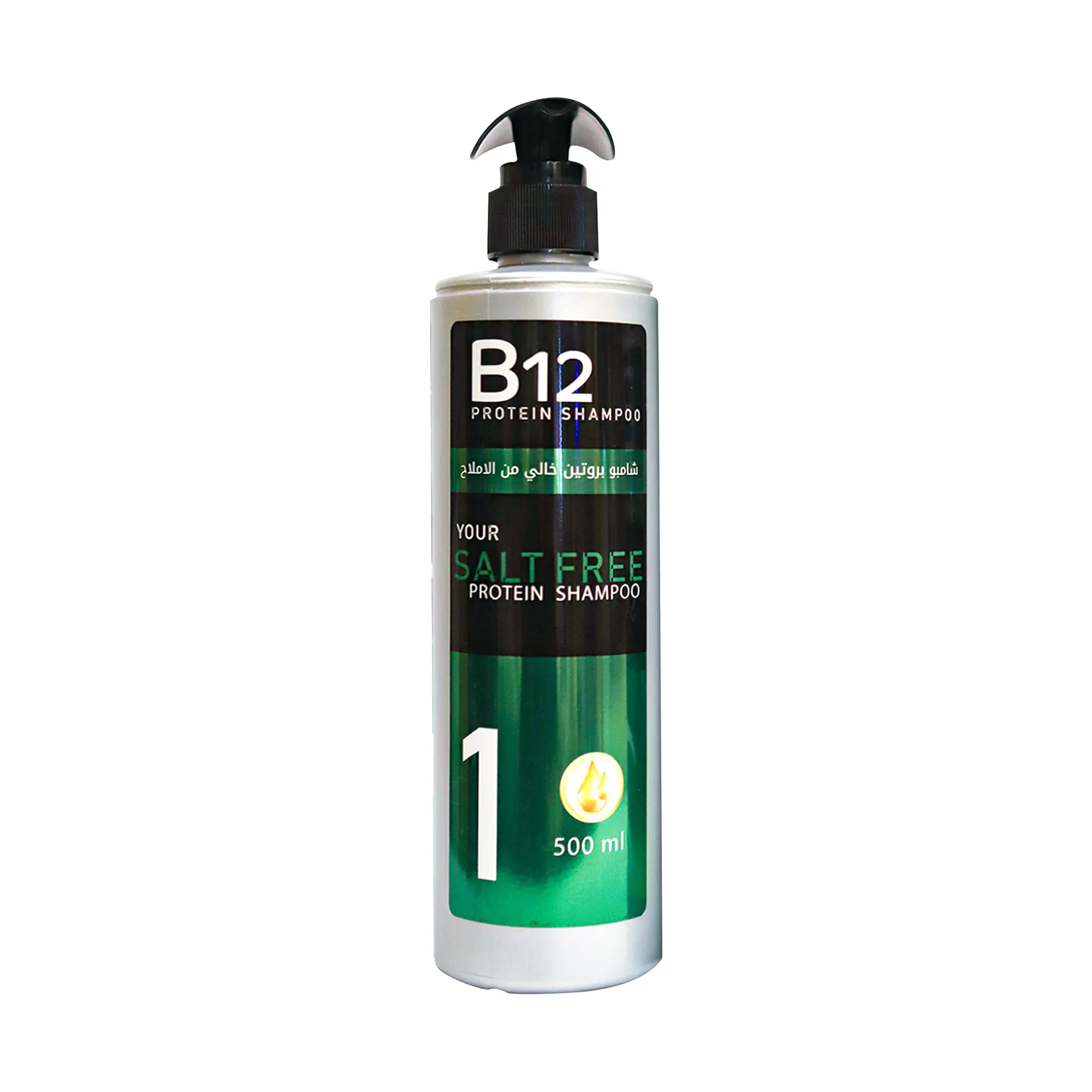 B12 شامبو بروتين بدون أملاح 1لتر