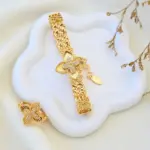 أسوارة نسائي فاخر مطلي بالذهب FJ