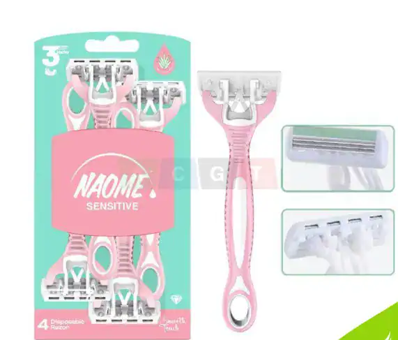 نعومي  4 شفرات حلاقة