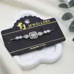 سوار من الفضة مرصع بالزركونيا المكعبة