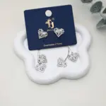 طقم قلب كريستالي