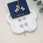 أقراط فراشات زركونيا