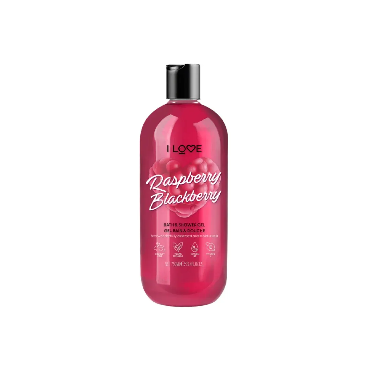 جل استحمام برائحة التوت البري والتوت الأسود 750 مل