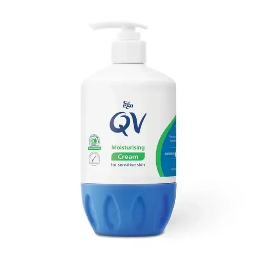 كريم مرطب QV CREAM 500 غم مناسب للبشرة الحساسة