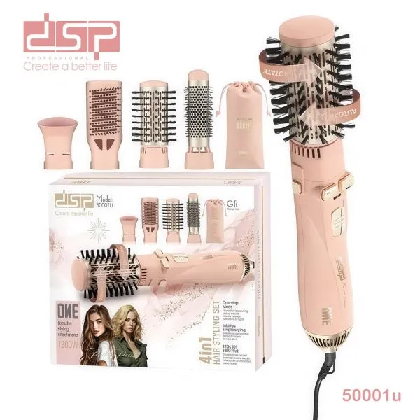 مجموعة تصفيف الشعر DSP بقوة 1200 واط، 4 في 1